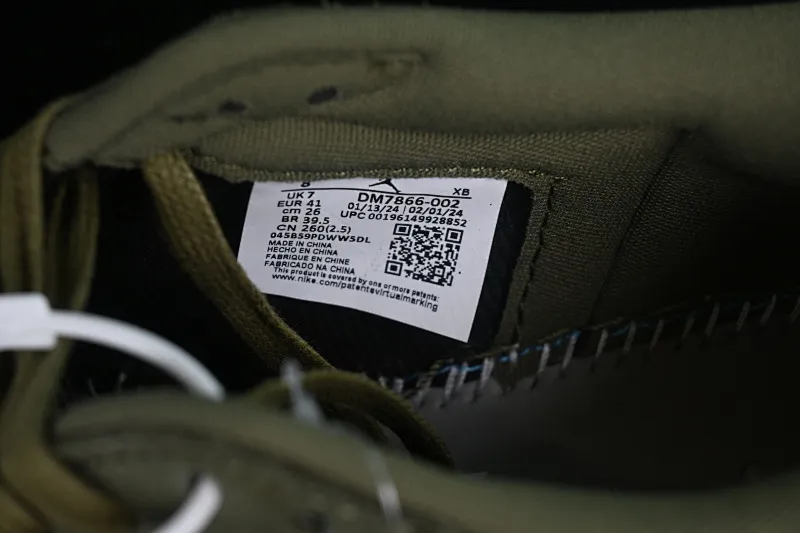 All categories Air Jordan Jordan series basketball shoes Air Jordan 1 Low P version Travis Scott x Air Jordan 1 Low OG AJ1 Joe 1 undercut low DM7866-002